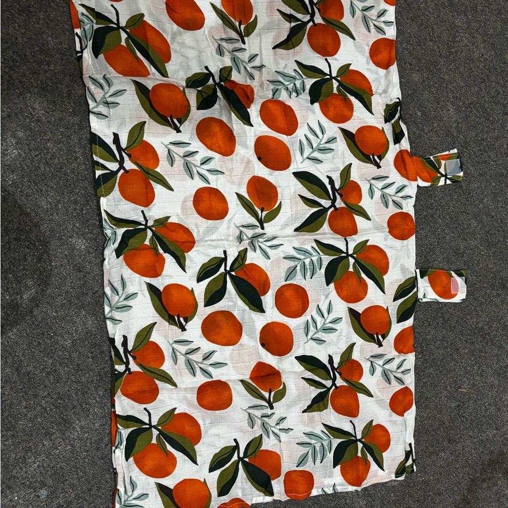 Orange Print Car seat Cover